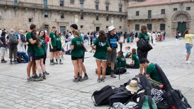 Estudiantes de Medicina valencianos hicieron el Camino como viaje de fin de curso