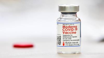 Imagen de archivo de la vacuna contra el COVID de la farmacéutica Moderna. FOTO: Meg Mclaughlin/Dispatch Argus via ZUMA Wire/dpa