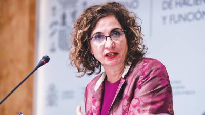 Acuerdo. María Jesús Montero incidió en que esta medida es una propuesta conjunta con Unidas Podemos. Foto: EP