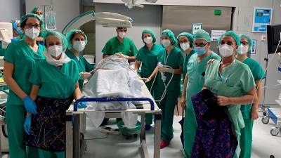 La unidad de Oncología Radioterápica del Meixoeiro de Vigo realiza la primera intervención de braquiterapia de esófago. FOTO: SERGAS