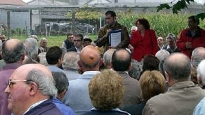 Medio Rural anuncia la entrega de los terrenos de la parcelaria de la parroquia de Buscás, en Ordes