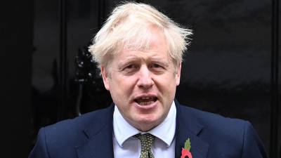 El primer ministro británico, Boris Johnson, el pasado 23 de octubre delante de Downing Street en Londres. EFE/EPA/FACUNDO ARRIZABALAGA