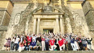 Los voluntarios que organizan la Peregrinación Europea de Jóvenes se reunieron en el Seminario Menor de Belvís