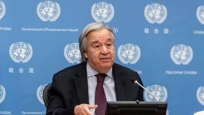 Antonio Guterres, secretario general de la ONU. Foto: E. Press