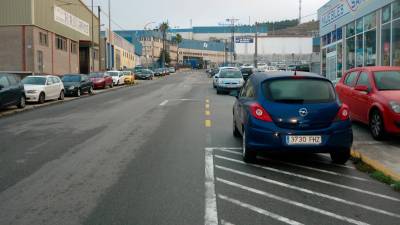 Unha das zonas do polígono industrial de Xarás, no municipio coruñés de Ribeira. Foto: C. R.