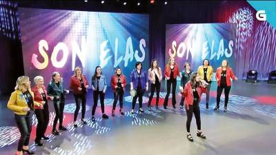 Unha actuación a cargo do coro feminino Son Elas. Foto: TVG