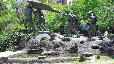 Córdoba (Argentina). Monumento a los héroes de Las Malvinas.