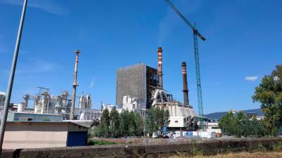 Imagen de la fábrica de Ence Celulosa en Pontevedra. FOTO: EUROPA PRESS