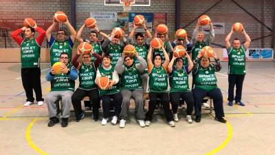 Foto de equipo de Aspaber Basket Xiria. Foto: Aspaber.