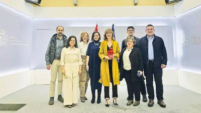 La ministra de Educación recibió a directores de colegios rurales gallegos