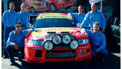 equipo El Luis Penido Rallye Team, cuyo ‘núcleo duro’ se mantiene después de 25 años de carreras. 