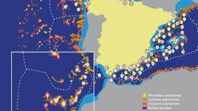 Mapa de zonas vulnerables en el que Galicia aparece con varias áreas críticas Foto: Oceana