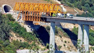 Contratados a final de 2011 los viaductos de Tuela acaban de concluirse