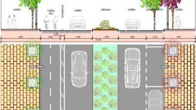 Humanizarán Milladoiro con dos carriles, una vía ciclista y menos aparcamiento