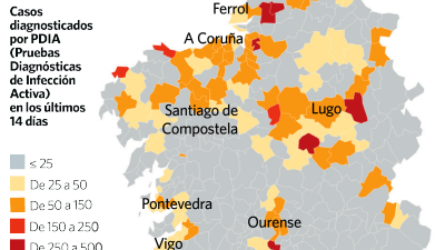 Ligero repunte aunque Galicia sigue siendo la comunidad con menos IA
