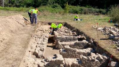 A escavación do xacemento de Proendos saca á luz un hórreo romano único en Galicia