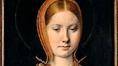 Catalina de Aragón por Hans Holbein.