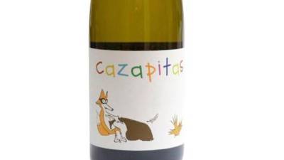 o cazapitas. Botella do viño da adega Cazapitas.