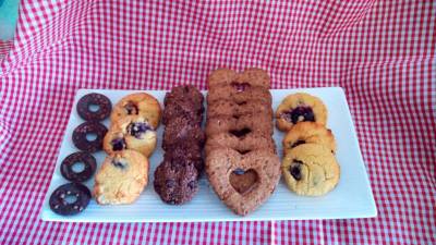 Variedad de cookies aptas para personas con dietas cetogénicas, diabéticas y celíacas. Foto: Algareira