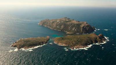 Vista aérea de las Illas Sisargas. Foto: Concello de Malpica