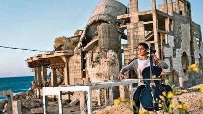 Una de las escenas del documental ante los escombros de un conflicto perenne. Foto: Gaza
