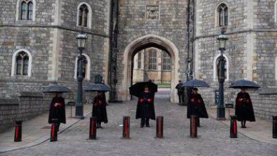 Guardia real ante el castillo de Windsorf. Foto: E.P.