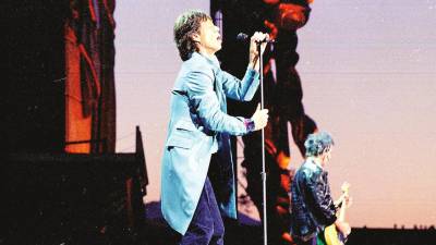 The Rolling Stones llenó Santiago en 1999, en su único concierto en España. Foto: ECG