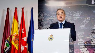 Florentino Pérez presidirá la Superliga. Foto: Real Madrid