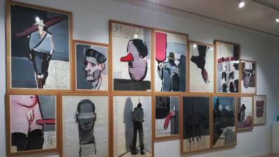 Las obras de Suso Basterrechea que se van a exponer desde hoy en la galería Metro