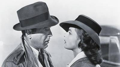 ‘Casablanca’, protagonizada por Humphrey Bogart, como Rick Blaine, e Ingrid Bergman, como Ilsa Lund.