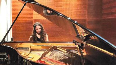 RIBEIRA. Michelle Pena estudió en el Conservatorio F. A. Bonporti de Trento con una Beca Erasmus. F: M.P.