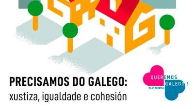 Queremos Galego llama “desconfinar” la lengua este domingo a través de las redes y los balcones