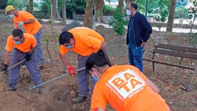 Programa de empleo de Bata en Vilagarcía. Foto: Concello
