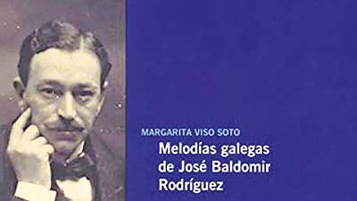 Monografía sobre Baldomir y sus melodías (2018), algunas con textos de R. de Castro. Foto: A. P.