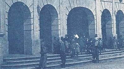 Imagen antigua del emblemático Coliseo Noela de Noia. Foto: CG