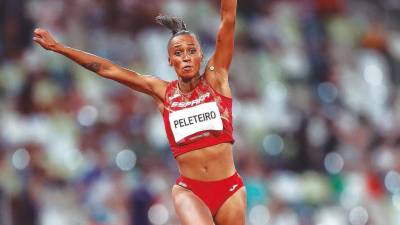 FAVORITA. La atleta Ana Peleteiro. Foto: AFP7 Europa Press 