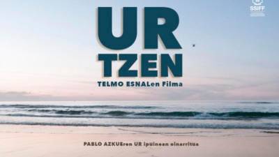 Cartel promocional de la película del realizador Telmo Esnal.