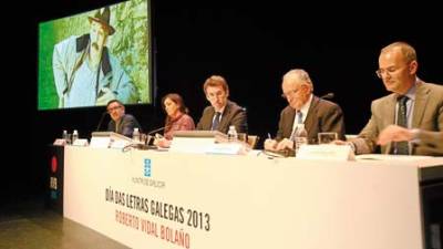 Feijóo: Vidal Bolaño prestixiou o galego como palabra dita nos escenarios