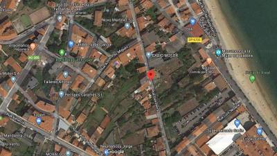 En la imagen de Google Maps, la rúa Gavoteira, en A Pobra, donde se produjo el suceso.