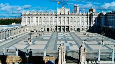 Patio interior del Palacio Real de Madrid. (Fuente, www.patrimonioypaisaje.es)