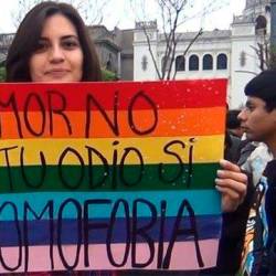 manifestaciones. Todavía persiste la homofobia por parte de muchos heterosexuales. Foto: E.P.