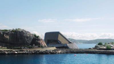 Under. Un restaurante submarino creado por el estudio de arquitectura Snøhetta. (Fuente, www.elledecor.com)