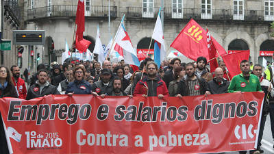 Miles de gallegos reivindican en las calles más empleo y de mayor calidad