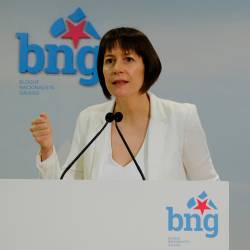 La portavoz nacional del BNG, Ana Pontón