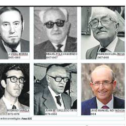 El editor de El Correo Gallego desde 1963 nombró a nueve directores. Los publicamos por riguroso orden cronológico. Fotos: ECG