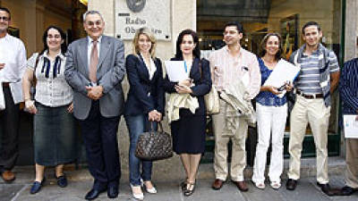 Ocho jueces cubren una jornada como periodistas en EL CORREO