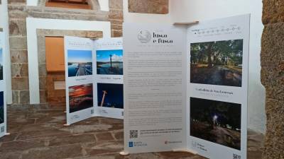 Paneles fotográficos de la muestra ‘Lusco e Fusco’. Foto: Alba Varela