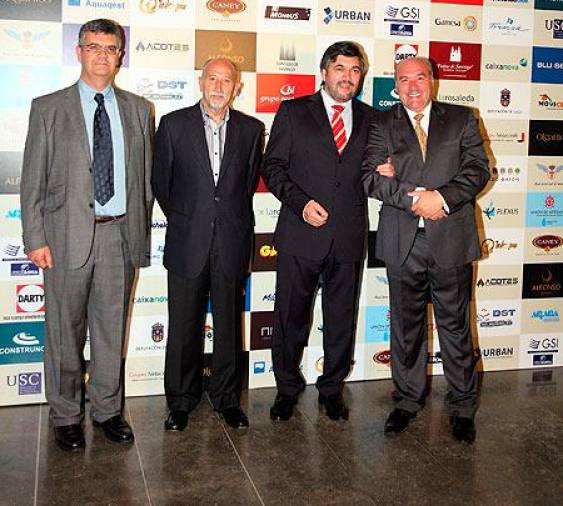 FOTO: Ramón Escuredo, Fernando Blanco, Antonio Hernández, Kiko Delgado y Puri Sangiao