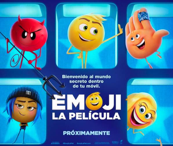 El 28 de julio de 2017 se estrenaba Emoji: la película, a cargo del animador Tony Leondis. (Fuente, www.filmaffinity.com)