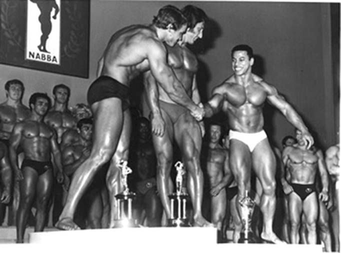 Schwarzenegger en el concurso de Mr. Universo, 1970.